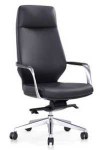 SILLA EJECUTIVA 1230 NEGRO PIEL